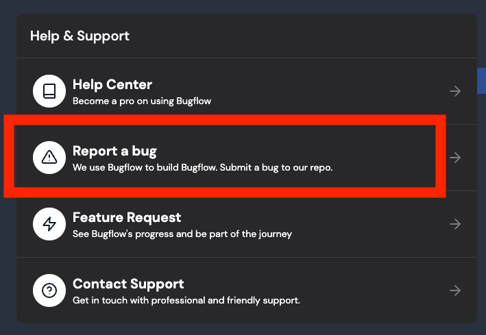 Report a Bug